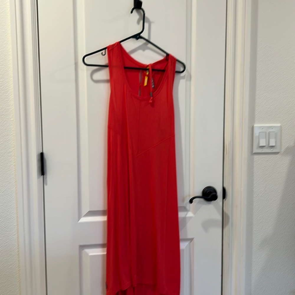 Pink summer SPF dress